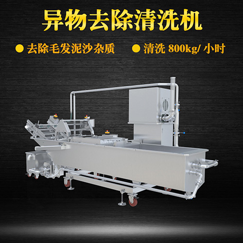 蔬菜自動清洗機，有效清洗，去除泥沙